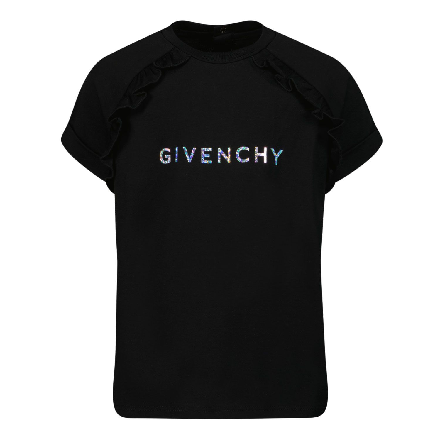 Afbeelding van Givenchy H05211 baby t-shirt zwart