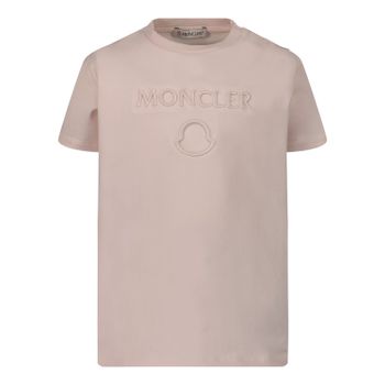 Moncler 8C00012 Baby-T-Shirt Hellrosa Bild von Moncler 8C00012 Baby-T-Shirt Hellrosa