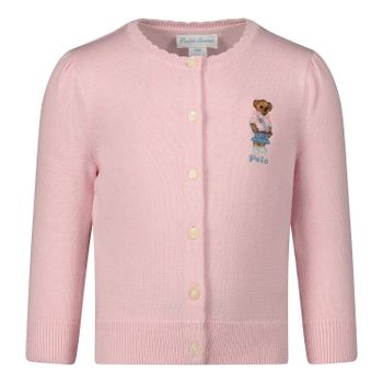 Ralph Lauren 310789003 baby vest licht roze Afbeelding van Ralph Lauren 310789003 baby vest licht roze