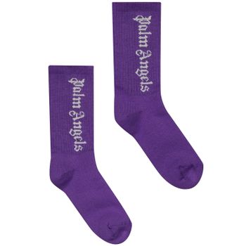 Palm Angels PGRA001F21KNI001 kindersokken paars Afbeelding van Palm Angels PGRA001F21KNI001 kindersokken paars