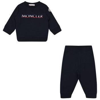 Moncler 9518M0000580996 baby joggingpak navy Afbeelding van Moncler 9518M0000580996 baby joggingpak navy