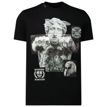 My Brand 1X20001A0042 heren t-shirt zwart Afbeelding van My Brand 1X20001A0042 heren t-shirt zwart