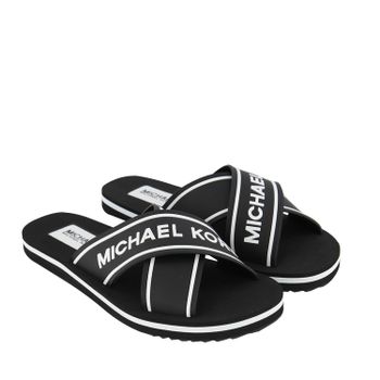 Michael Kors 40S0SPFA1Q dames slippers zwart Afbeelding van Michael Kors 40S0SPFA1Q dames slippers zwart