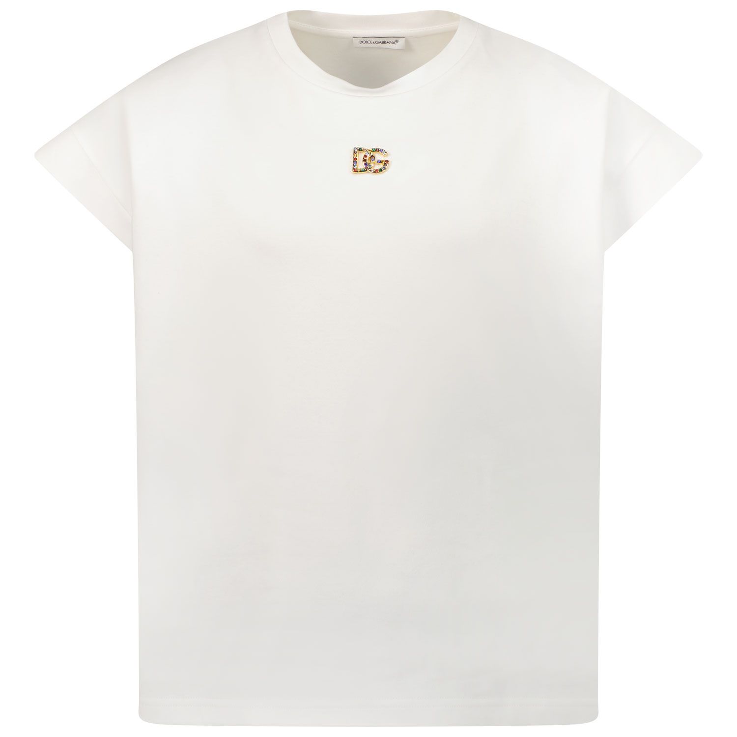 Picture of Dolce & Gabbana L5JTID kids t-shirt white