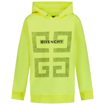 Givenchy H25363 kindertrui fluor geel Afbeelding van Givenchy H25363 kindertrui fluor geel