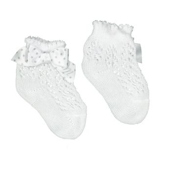 MonnaLisa 395020 babysokjes wit Afbeelding van MonnaLisa 395020 babysokjes wit