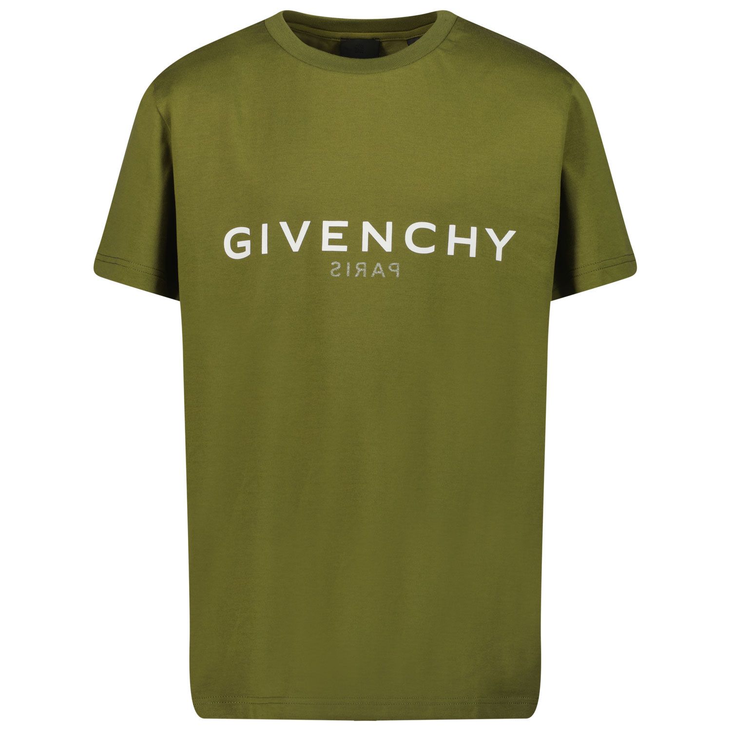 Picture of Givenchy H25324 kids t-shirt army