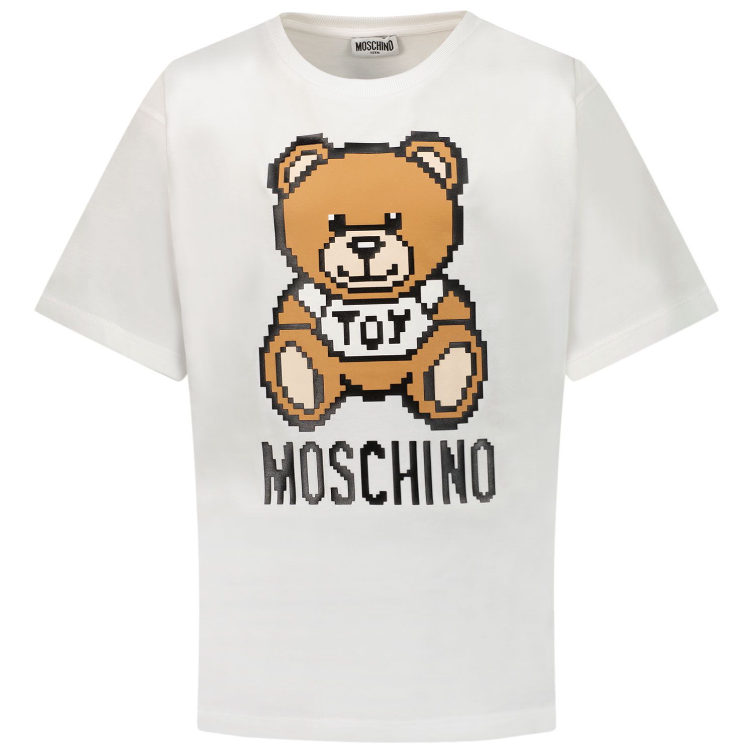 Picture of Moschino H9M02X kids t-shirt white