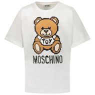 Afbeelding van Moschino H9M02X kinder t-shirt wit