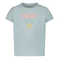 Picture of Guess K2GI21 B baby shirt light blue