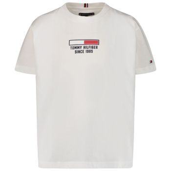 Tommy Hilfiger KB0KB07588 Kindershirt Weiß Bild von Tommy Hilfiger KB0KB07588 Kindershirt Weiß
