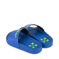 Picture of Off-White OBIC001S22MAT001 kids flipflops blue