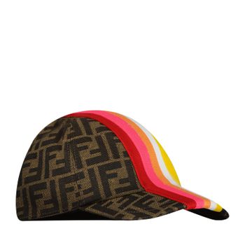 Fendi JUP004 AF11 kinderpet fuchsia/bruin Afbeelding van Fendi JUP004 AF11 kinderpet fuchsia/bruin
