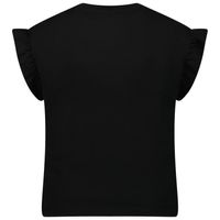 Picture of Moschino HDM048 kids t-shirt black