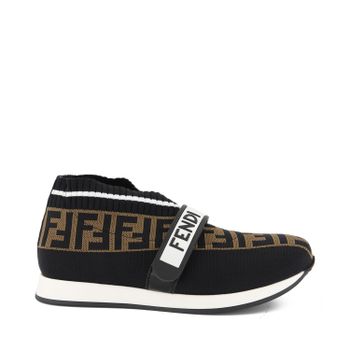 Fendi JMR320 kindersneakers zwart Afbeelding van Fendi JMR320 kindersneakers zwart