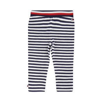 Tommy Hilfiger KN0KN01114 baby legging navy/wit Afbeelding van Tommy Hilfiger KN0KN01114 baby legging navy/wit