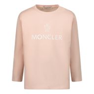 Afbeelding van Moncler H19518D000028790N baby t-shirt licht roze