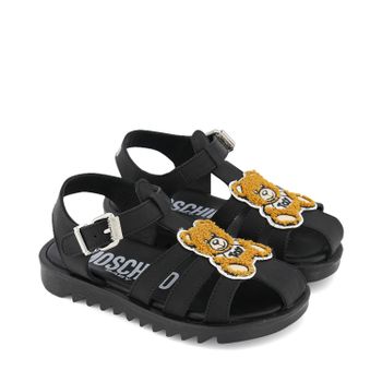 Moschino 63621 kindersandalen zwart Afbeelding van Moschino 63621 kindersandalen zwart