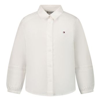 Tommy Hilfiger KG0KG06289 baby blouse wit Afbeelding van Tommy Hilfiger KG0KG06289 baby blouse wit