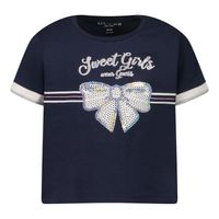 Picture of Guess K2RI21 K6YW1 B baby shirt navy