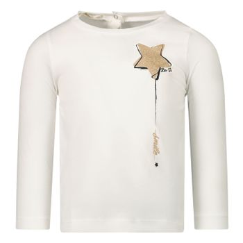 Liu Jo HF0056 baby t-shirt off white Afbeelding van Liu Jo HF0056 baby t-shirt off white
