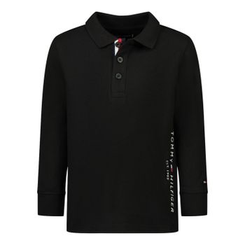 Tommy Hilfiger KB0KB06122B baby polo zwart Afbeelding van Tommy Hilfiger KB0KB06122B baby polo zwart