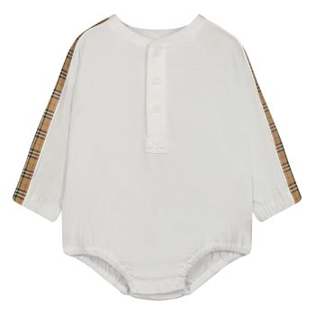 Burberry 8054134 Babystrampler Weiß Bild von Burberry 8054134 Babystrampler Weiß