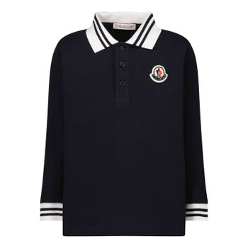 Moncler 8B70820 baby polo navy Afbeelding van Moncler 8B70820 baby polo navy