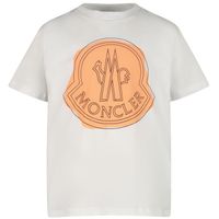 Picture of Moncler 8C00038 kids t-shirt white