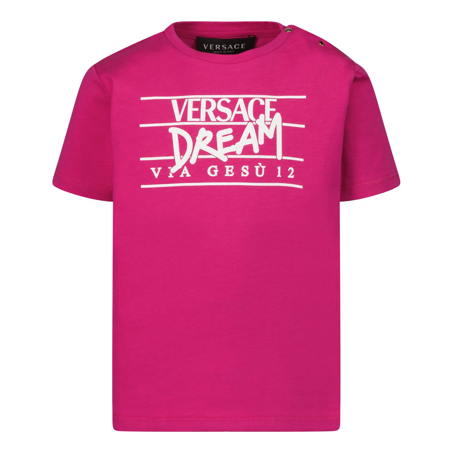 Bild von Versace 1000102 1A03627 Baby-T-Shirt Dunkelrosa