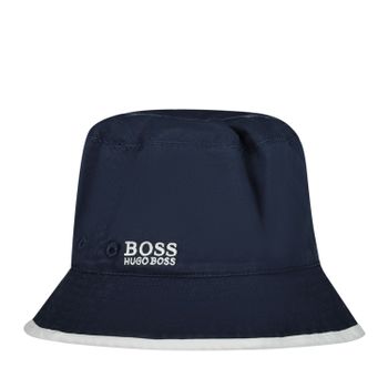 Boss J01106 baby hoedje navy Afbeelding van Boss J01106 baby hoedje navy