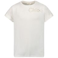 Afbeelding van Chloe C15D46 kinder t-shirt wit
