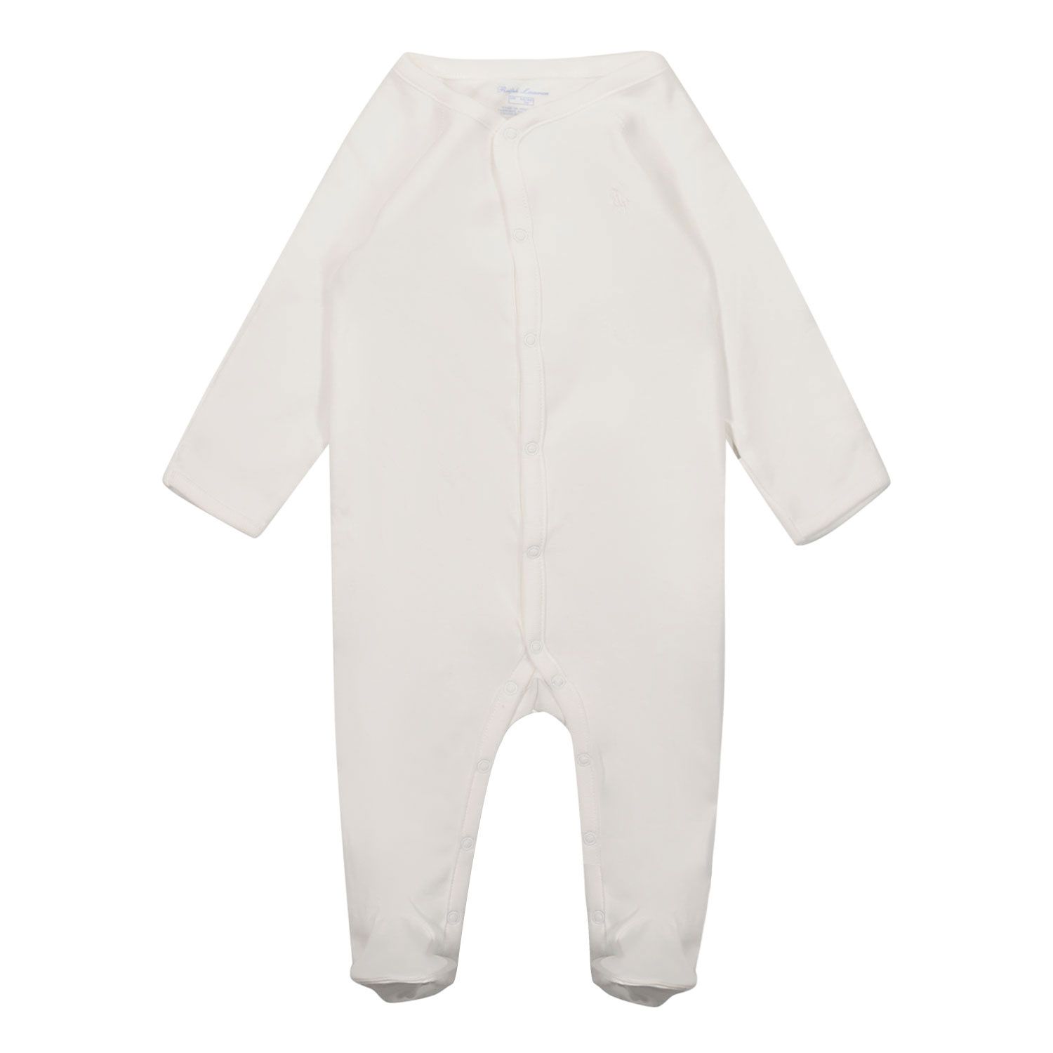 Picture of Ralph Lauren 320863180 baby playsuit white