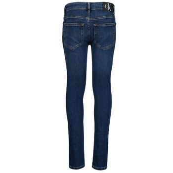 Calvin Klein IB0IB01464 kinder jeans blauw Afbeelding van Calvin Klein IB0IB01464 kinder jeans blauw