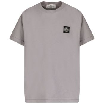 Stone Island 771620147 kinder t-shirt licht grijs Afbeelding van Stone Island 771620147 kinder t-shirt licht grijs