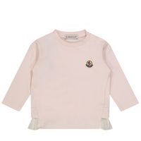 Picture of Moncler 9518D000088392E baby shirt light pink