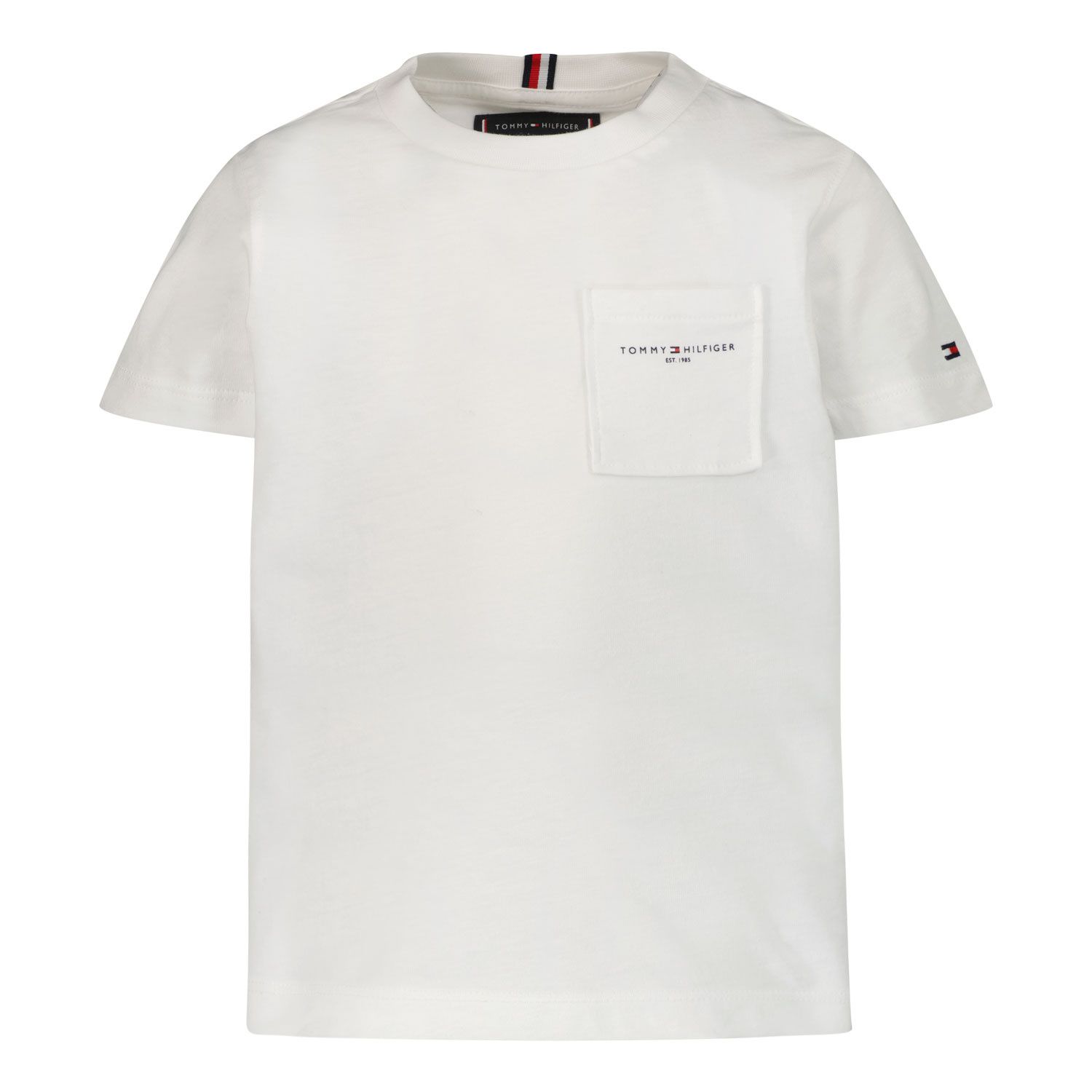 Picture of Tommy Hilfiger KB0KB06556 B baby shirt white