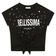 Afbeelding van Dolce & Gabbana L2JTFD G7B4M baby t-shirt zwart