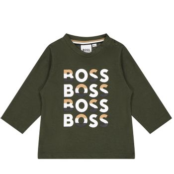 Boss J05948 baby t-shirt army Afbeelding van Boss J05948 baby t-shirt army