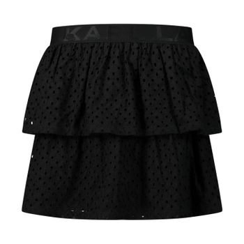 Karl Lagerfeld Z13059 kinderrokje zwart Afbeelding van Karl Lagerfeld Z13059 kinderrokje zwart
