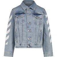 Picture of Off-White OBYE001S2DEN001 kids jacket blue