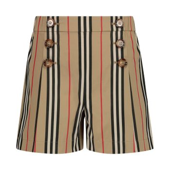 Burberry 8028130 kinder shorts beige Afbeelding van Burberry 8028130 kinder shorts beige
