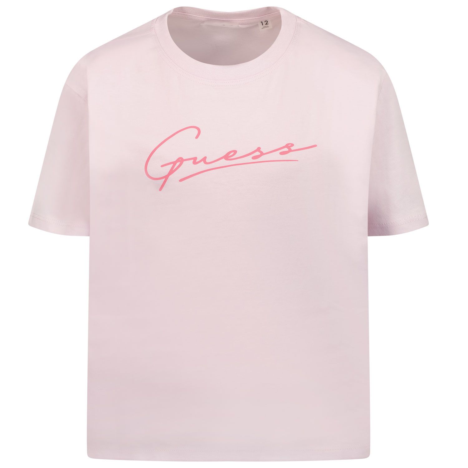 Afbeelding van Guess J2RI38 I3Z11 kinder t-shirt licht roze