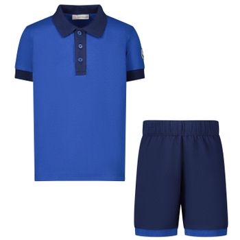 Moncler 8M70220 Baby-Set Blau Bild von Moncler 8M70220 Baby-Set Blau
