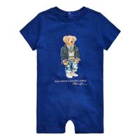 Picture of Ralph Lauren 320865749 baby playsuit cobalt blue