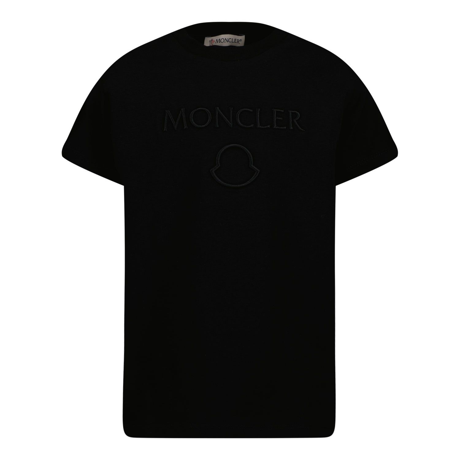 Afbeelding van Moncler H19548C0001283907 baby t-shirt zwart