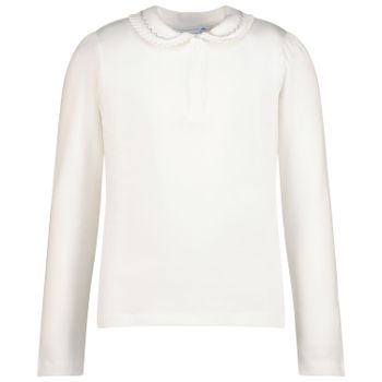 Mayoral 131 kinder polo off white Afbeelding van Mayoral 131 kinder polo off white
