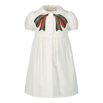 Gucci 542965 babyjurkje wit Afbeelding van Gucci 542965 babyjurkje wit