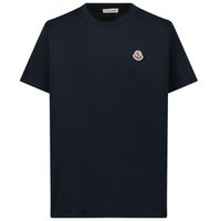 Picture of Moncler 8C00035 kids t-shirt navy
