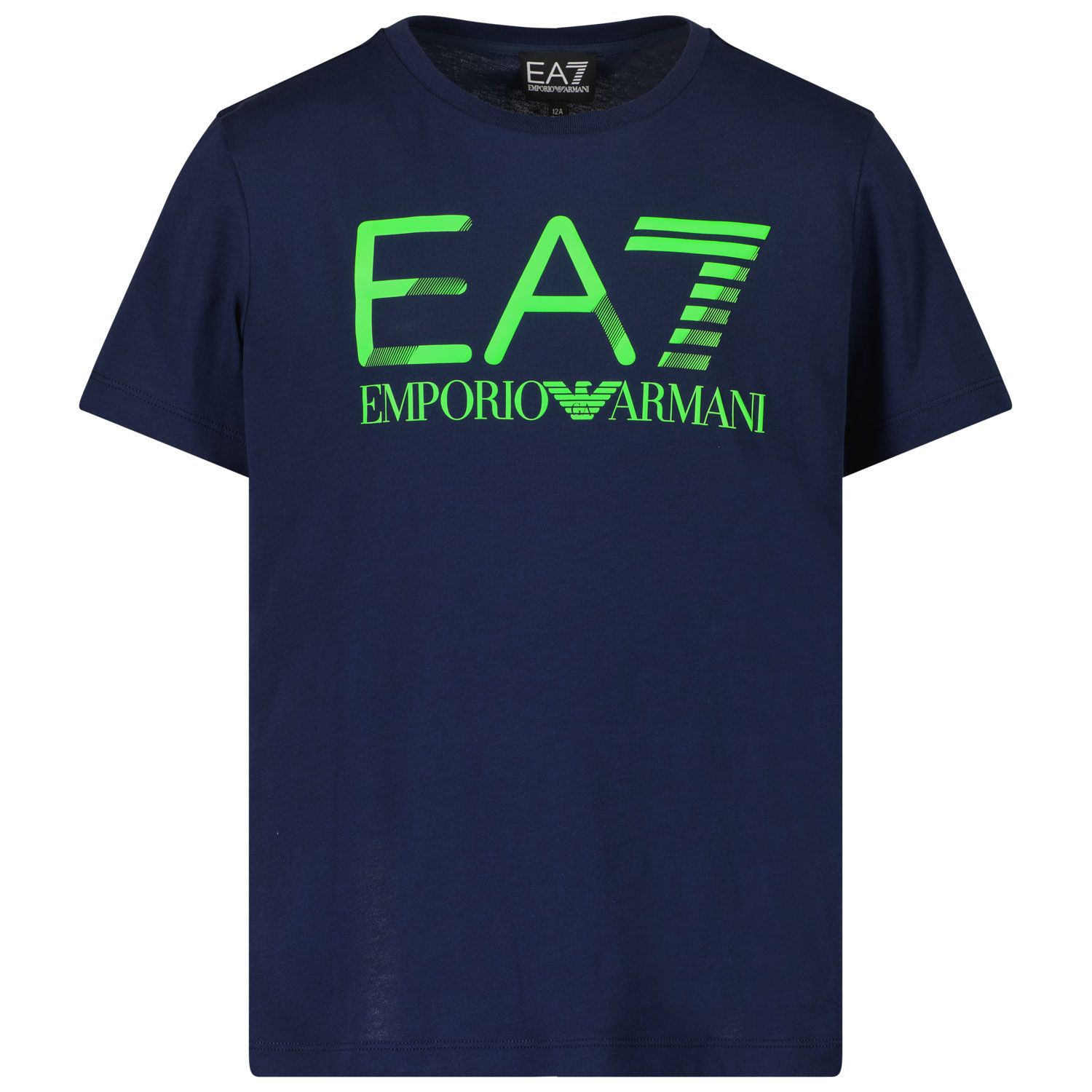 Afbeelding van EA7 3LBT68 BJ02Z kinder t-shirt navy